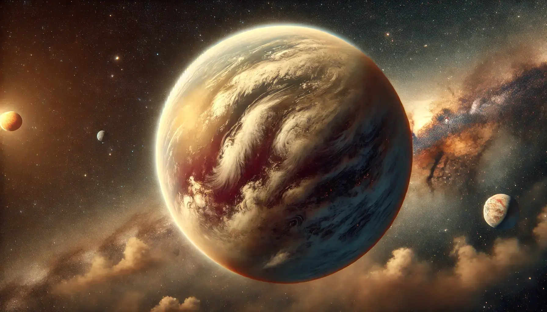 高密度大気を有する地球型惑星